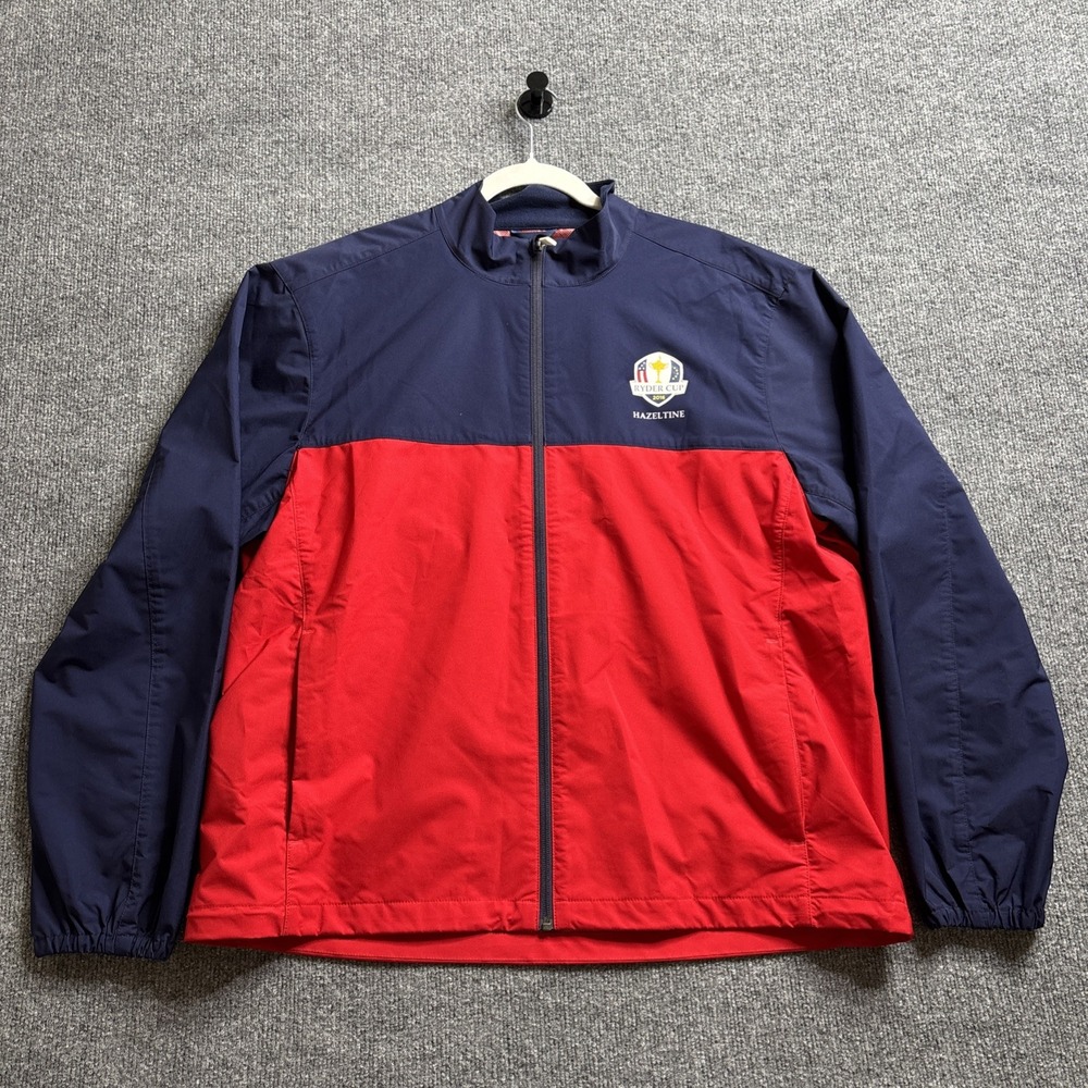 Polo Golf Ralph Lauren Ryder Cup 2016 Hazeltine Jacket Men's Large Red Blue PGA